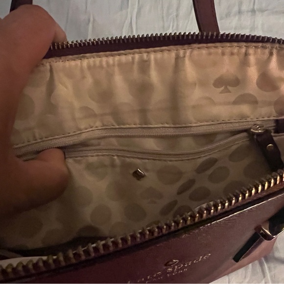 Kate Spade Burgundy Satchel - Picture 7 of 7